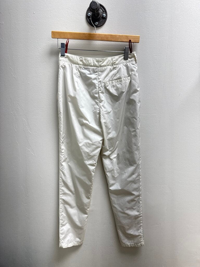Prada White Nylon Pant