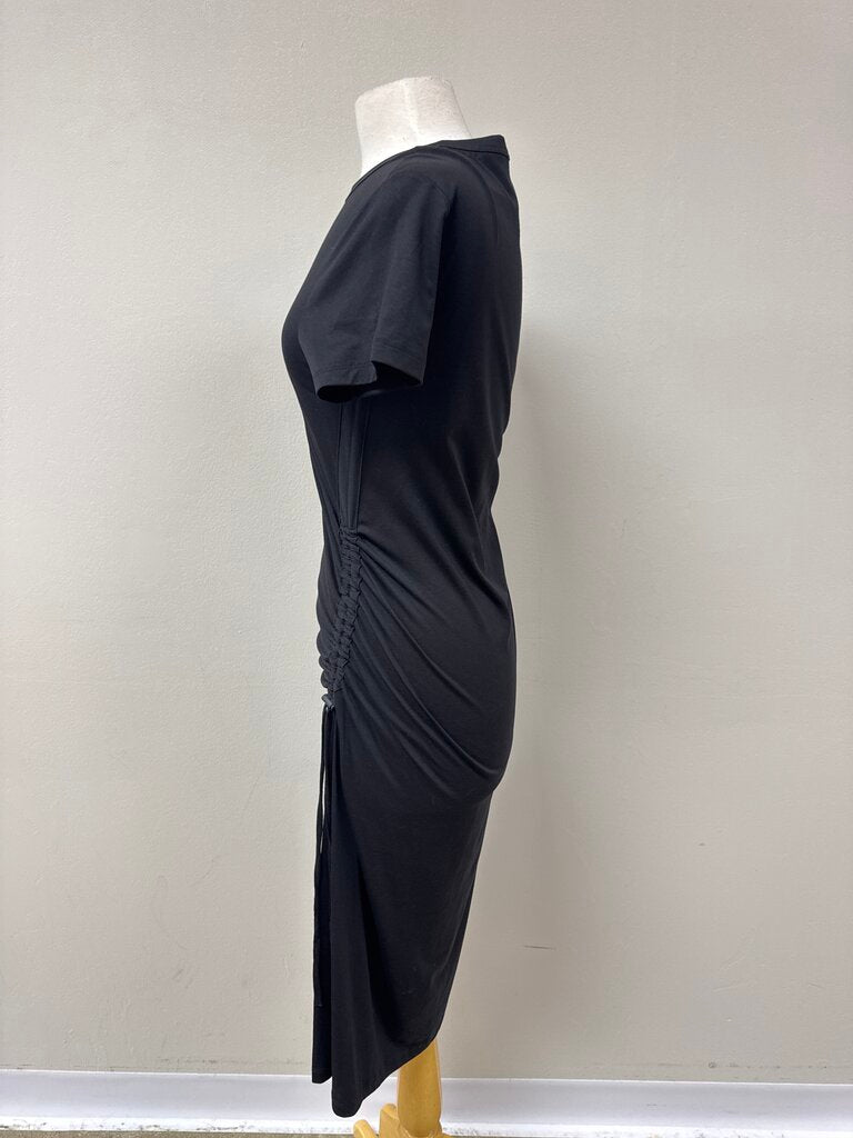 rag & bone Black Ruched Dress NWT
