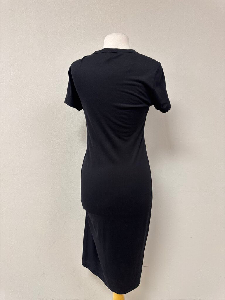 rag & bone Black Ruched Dress NWT