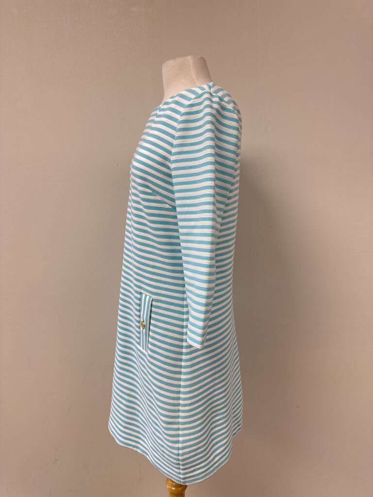 Lilly Pulitzer Blue and White Striped Dress