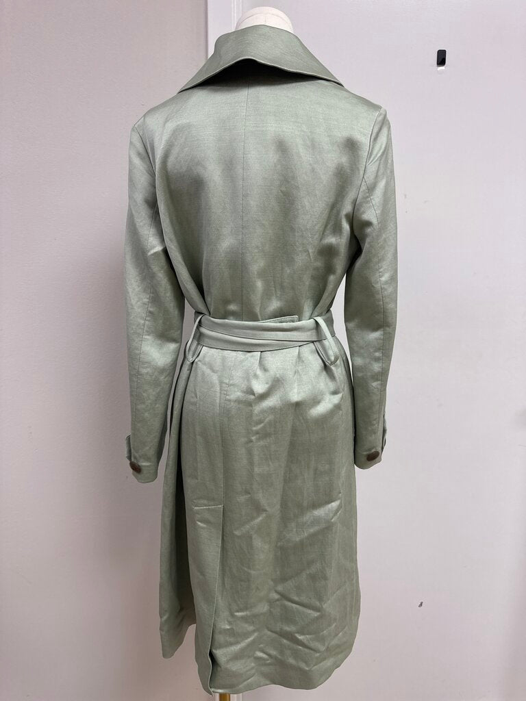 Vince Sage Belted Raincoat NWT