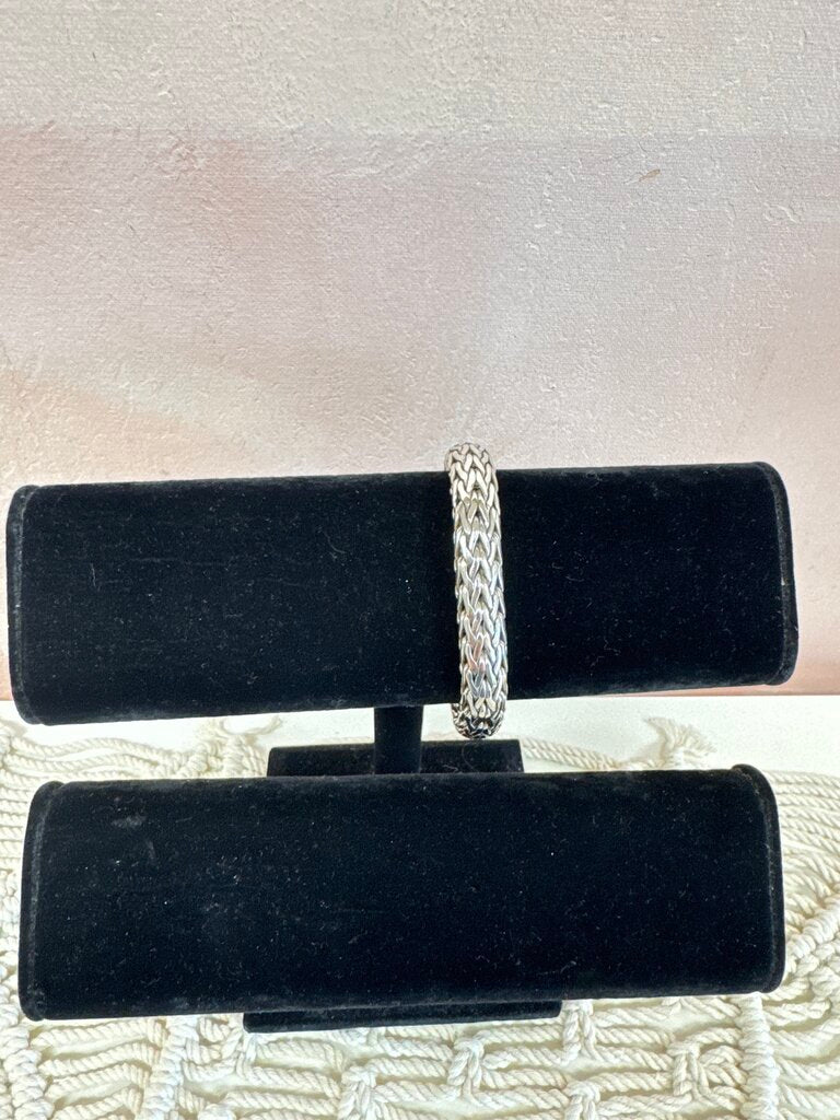 John Hardy Silver and Pave Diamond Icon Bracelet