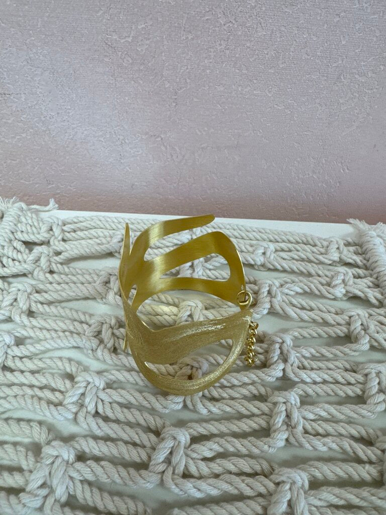 Stefano Patriarchi Gold Plated Cuff