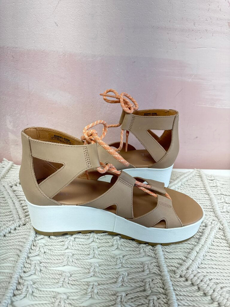 Sorel Tan Platform Sandal