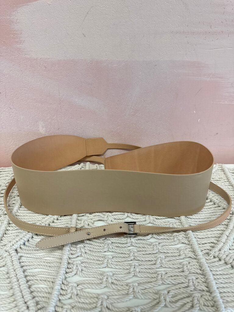Lafayette 148 Tan Leather Obi Belt