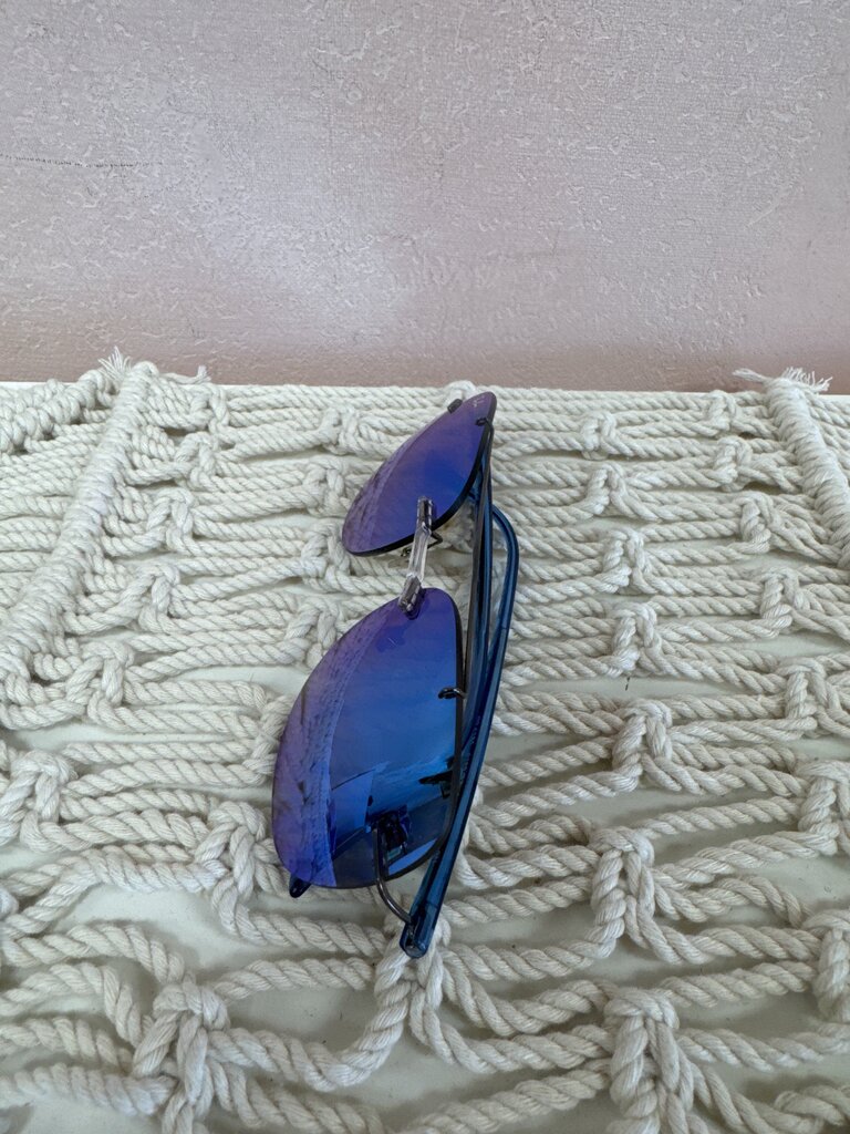 Ray Ban Blue Frame Sunglasses