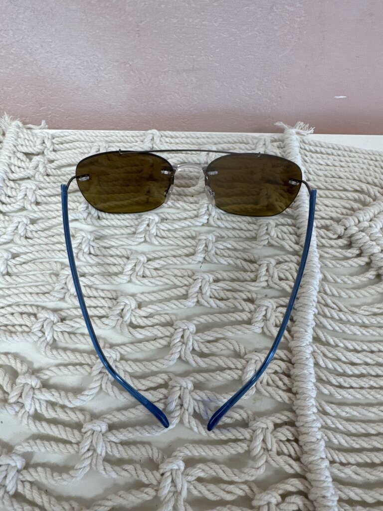 Ray Ban Blue Frame Sunglasses
