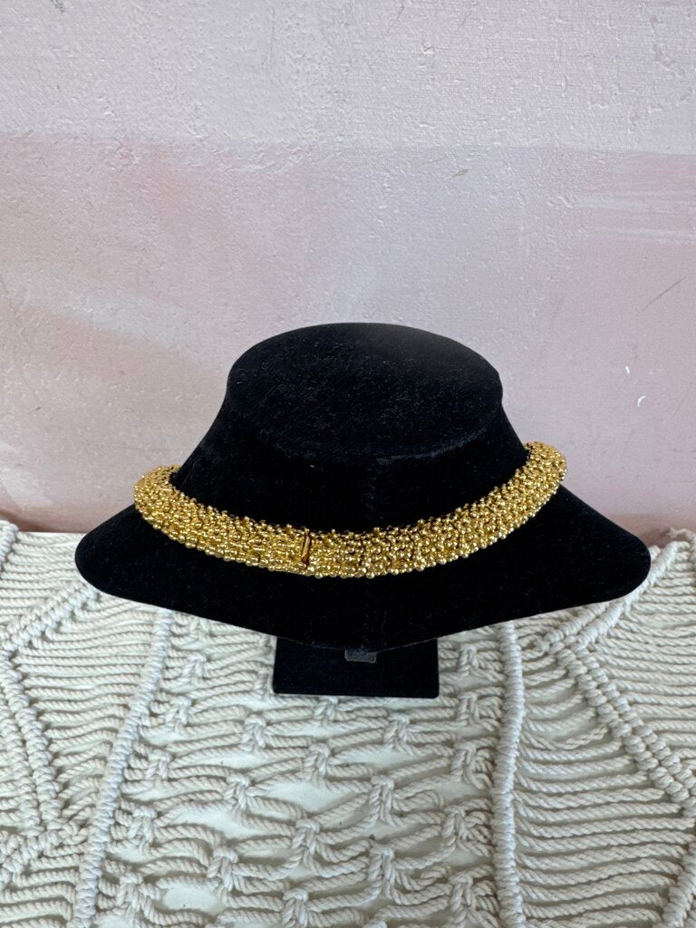 Ciner Gold Caviar Choker