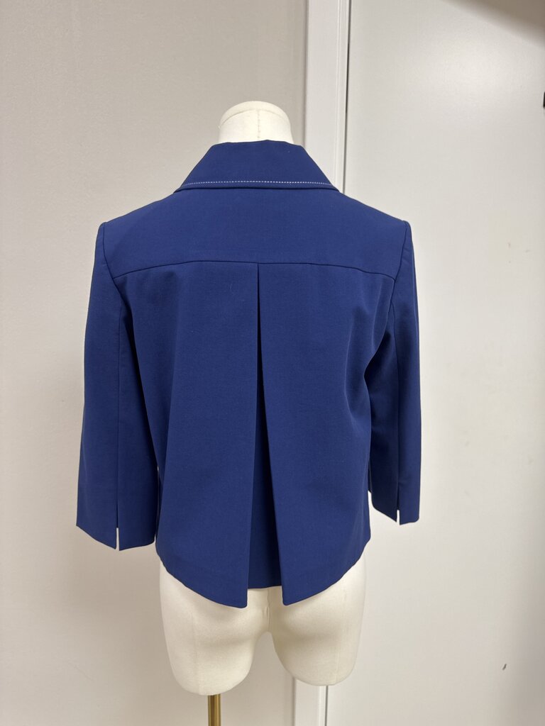 Piazza Sempione Blue Boxy Blazer NWT
