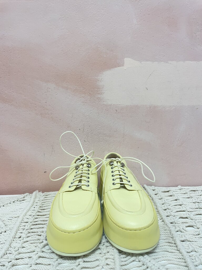 Marsell Yellow Lace Up Loafer