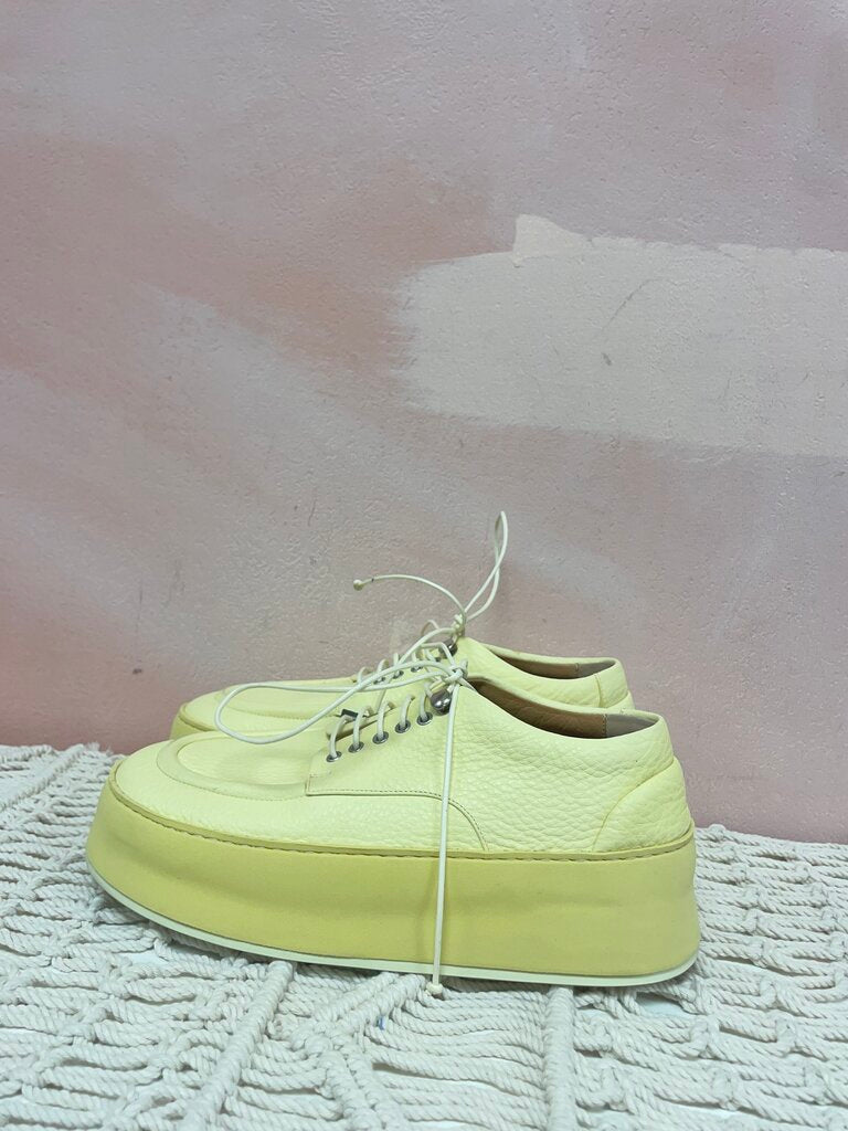 Marsell Yellow Lace Up Loafer