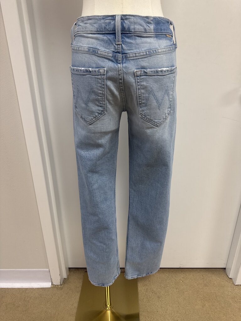 Mother Superior Light Wash Wide Leg Jean