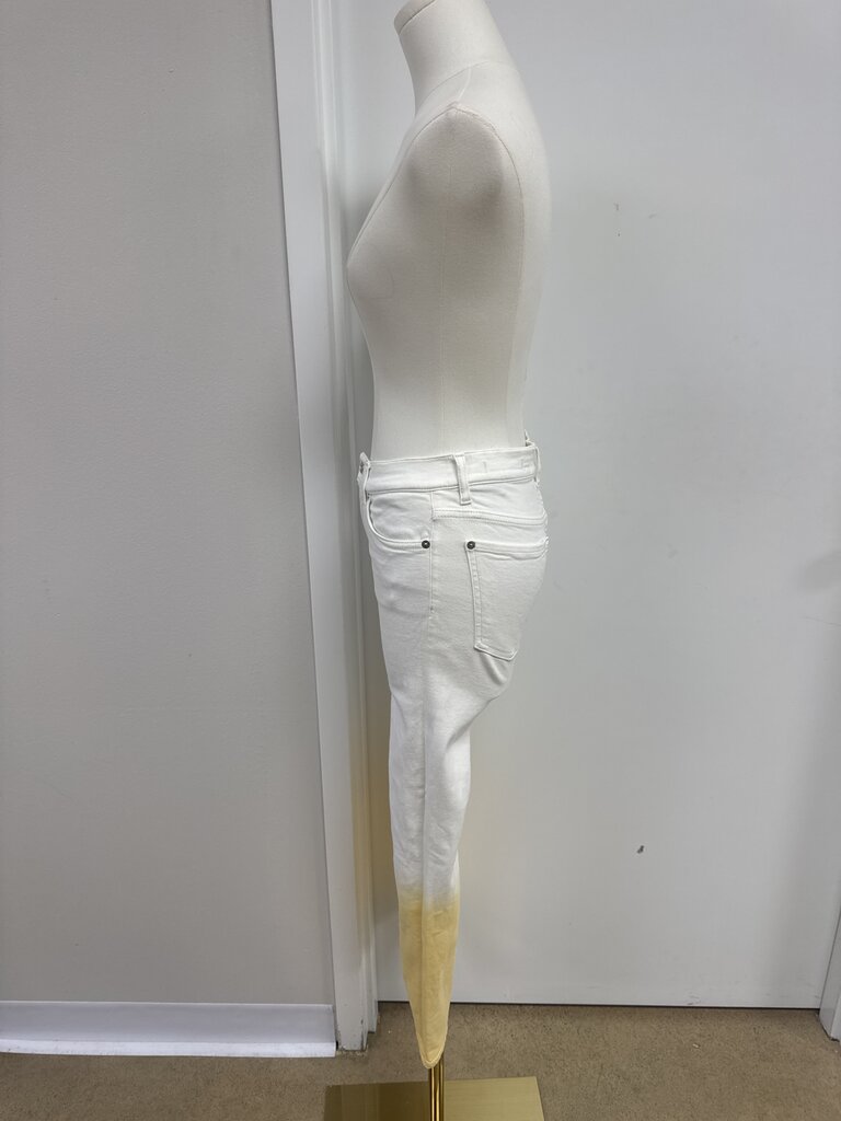 7 for All Mankind White Ombre Jean