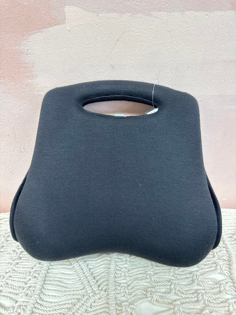 Chanel Black Wool Vintage "Butt" Bag '97-99