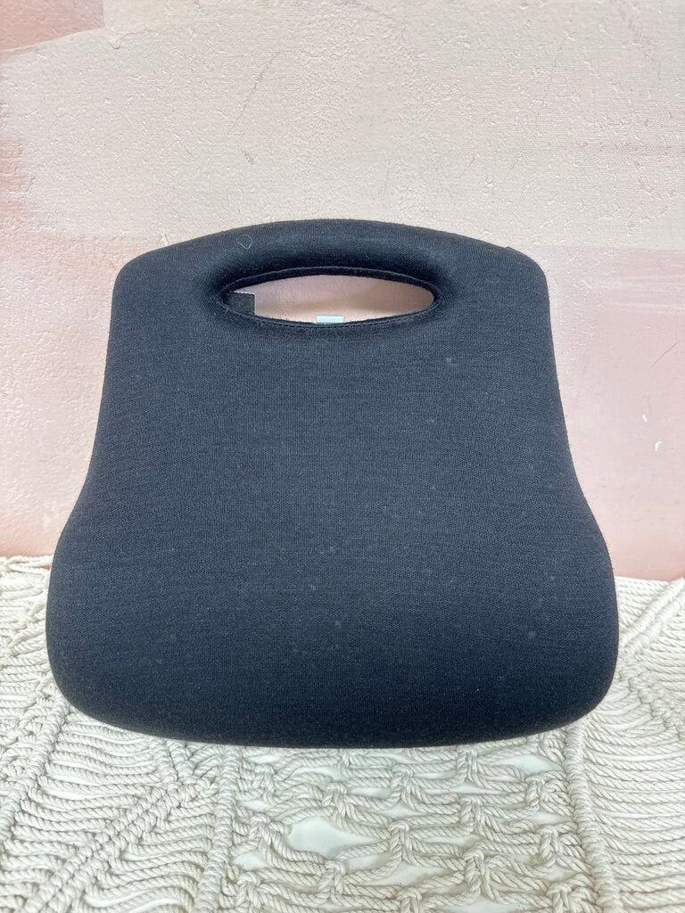 Chanel Black Wool Vintage "Butt" Bag '97-99