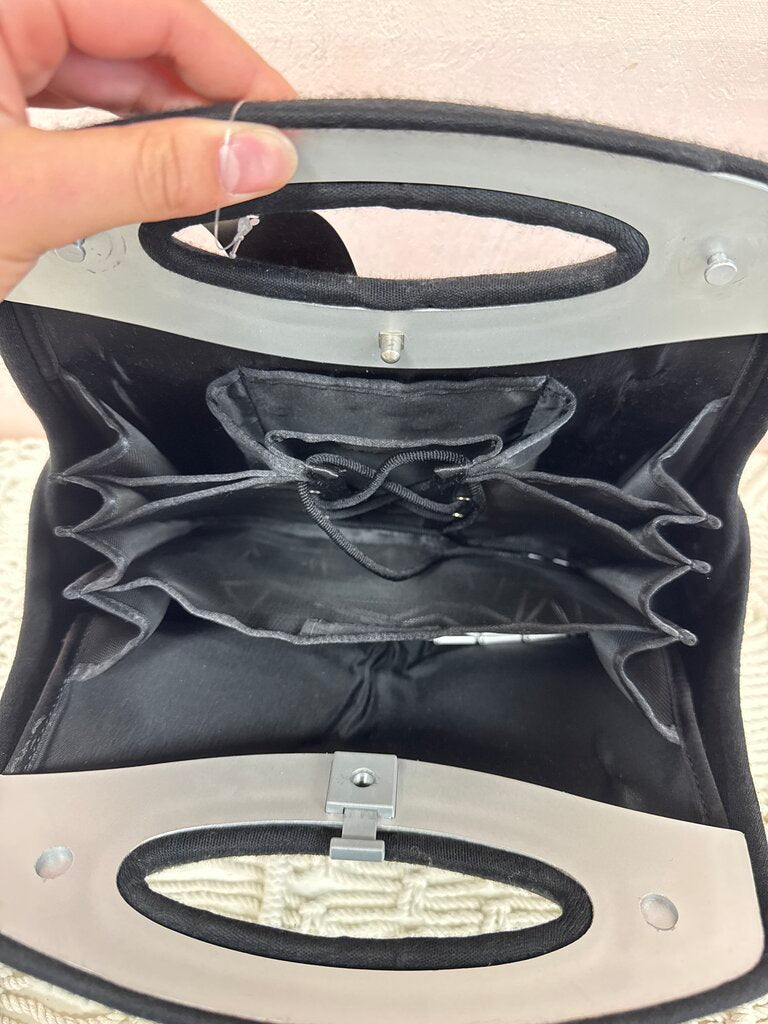 Chanel Black Wool Vintage "Butt" Bag '97-99