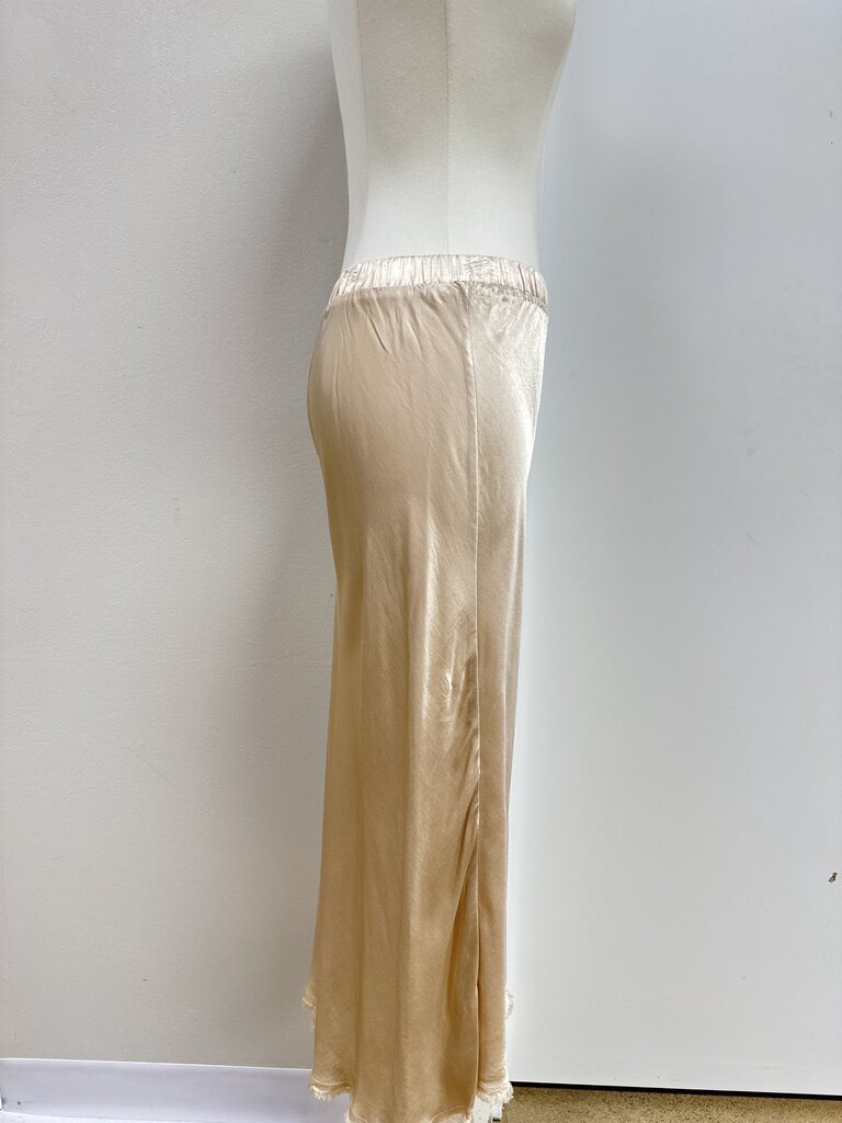 Nation Ltd Champagne Satin Skirt