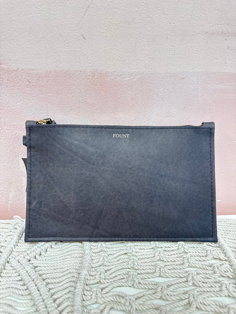 Fount Wolf Grey Pochette Clutch