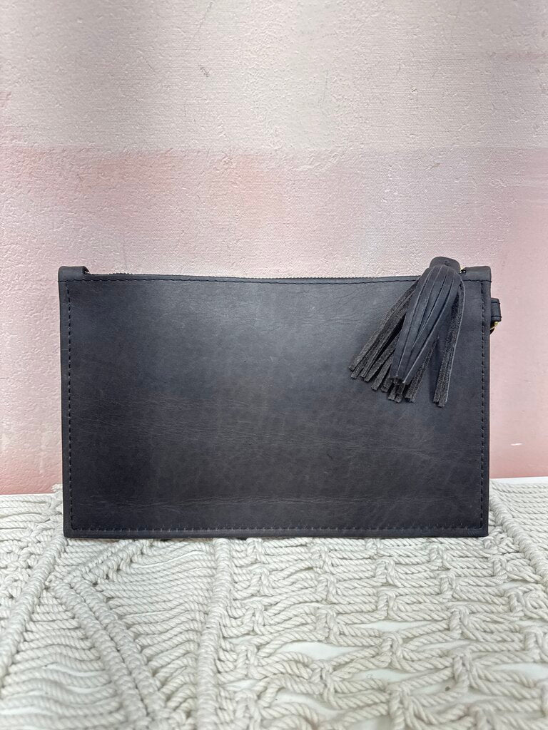 Fount Wolf Grey Pochette Clutch