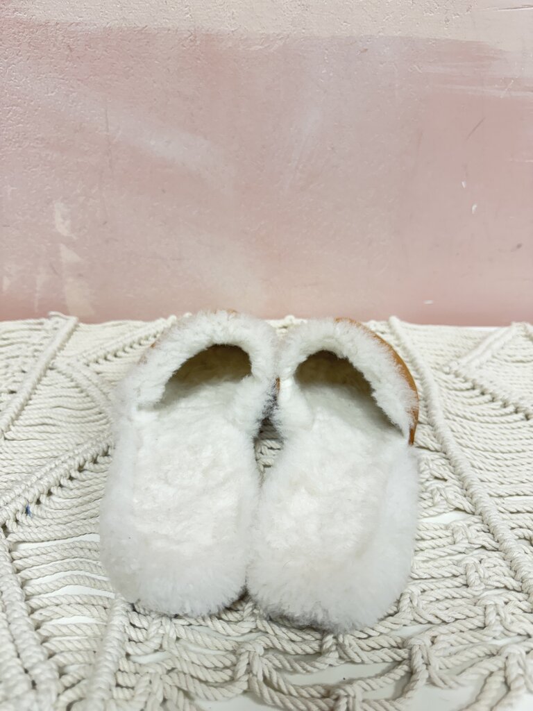 Jenni Kayne Tan Suede Shearling Mule