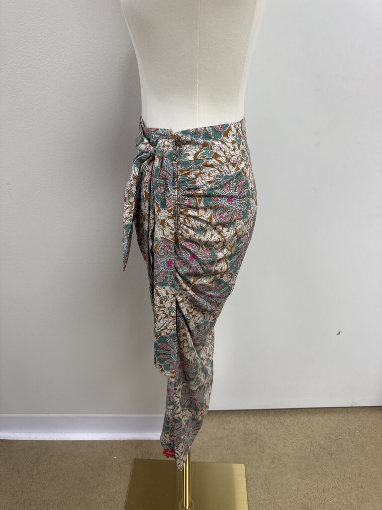 Veronica Beard Carmel Multi Paisley Skirt NWT