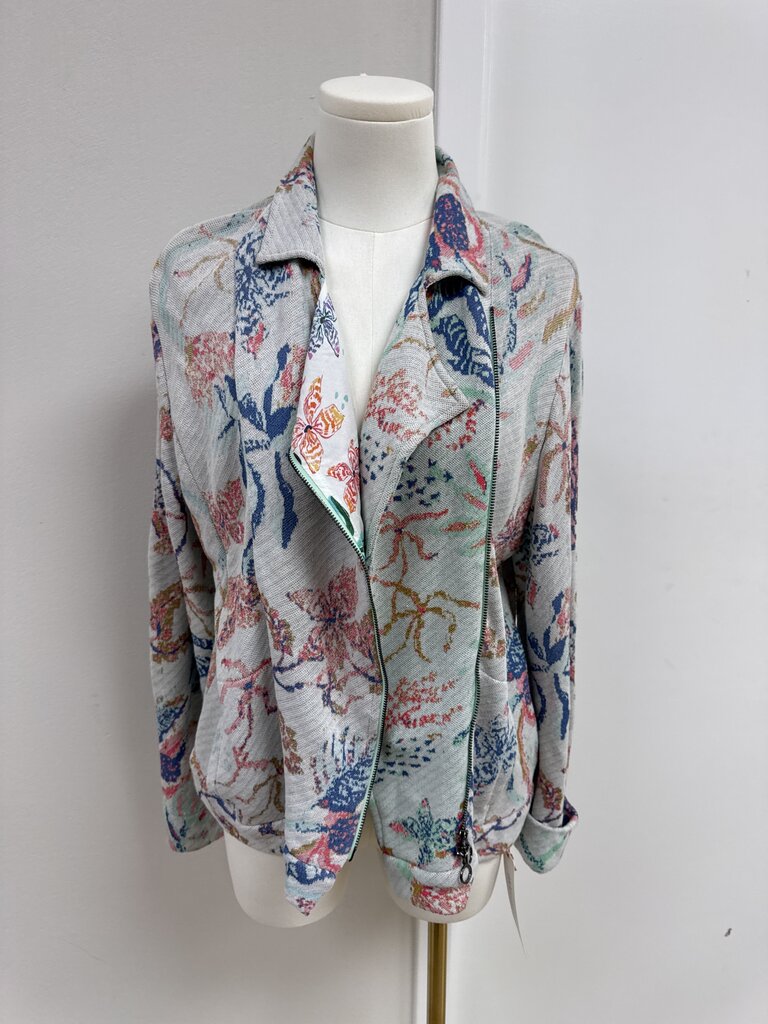 Aldo Martins Floral Zip Up Jacket NWT