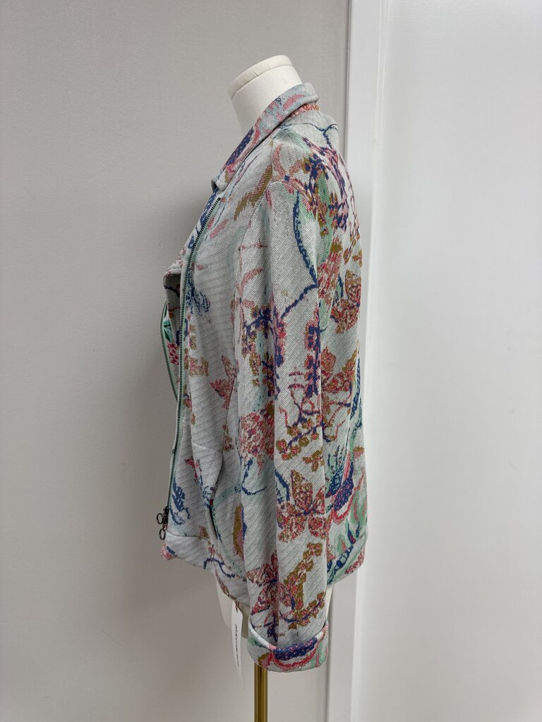 Aldo Martins Floral Zip Up Jacket NWT