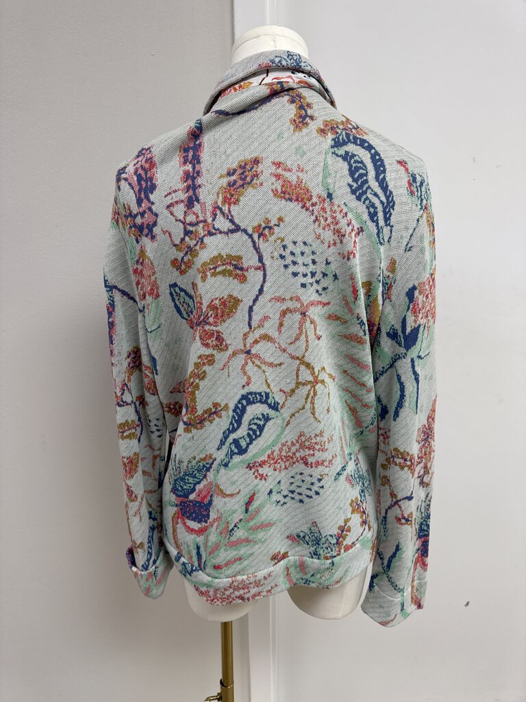 Aldo Martins Floral Zip Up Jacket NWT