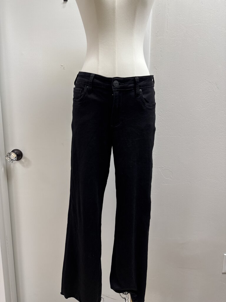 Kut Black Straight Leg Jean