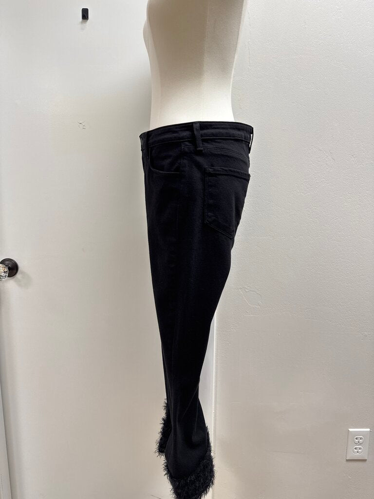 L'Agence Black Straight Leg Jean