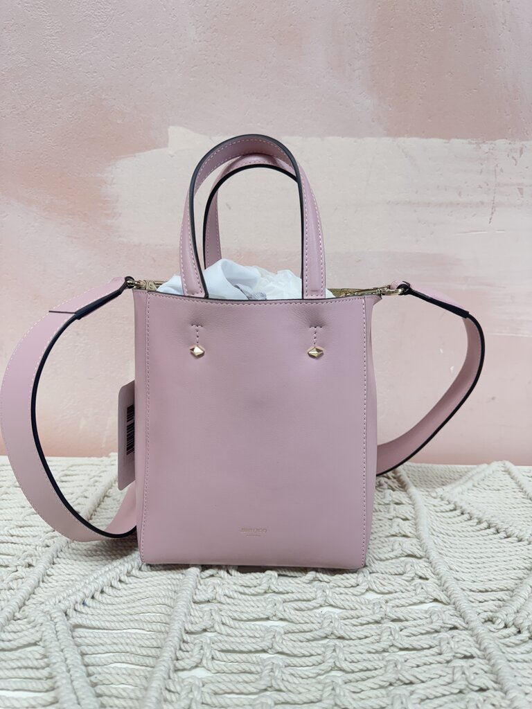 Jimmy Choo Rose and Gold Lenny Calfskin Tote NWT