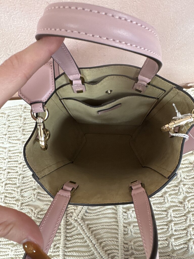 Jimmy Choo Rose and Gold Lenny Calfskin Tote NWT