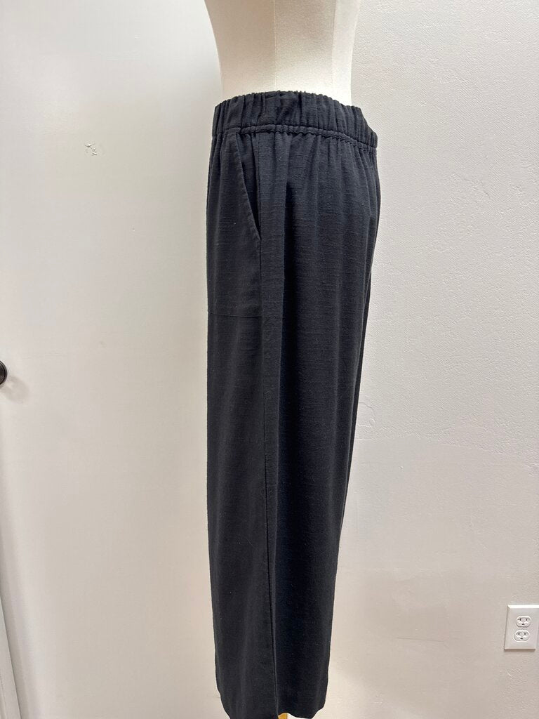 Laude the Label Black Wide Leg Pull On Pant