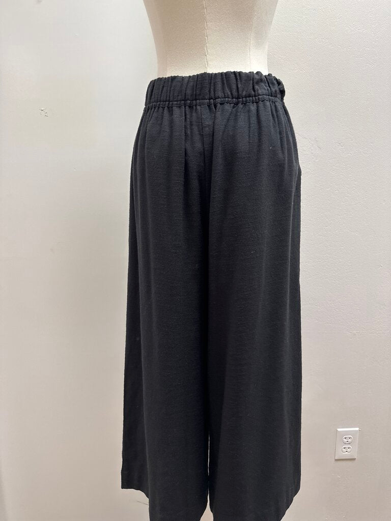 Laude the Label Black Wide Leg Pull On Pant