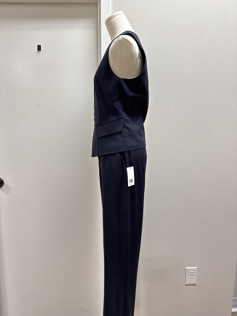 Jason Wu Navy Pinstripe Vest and Trouser NWT