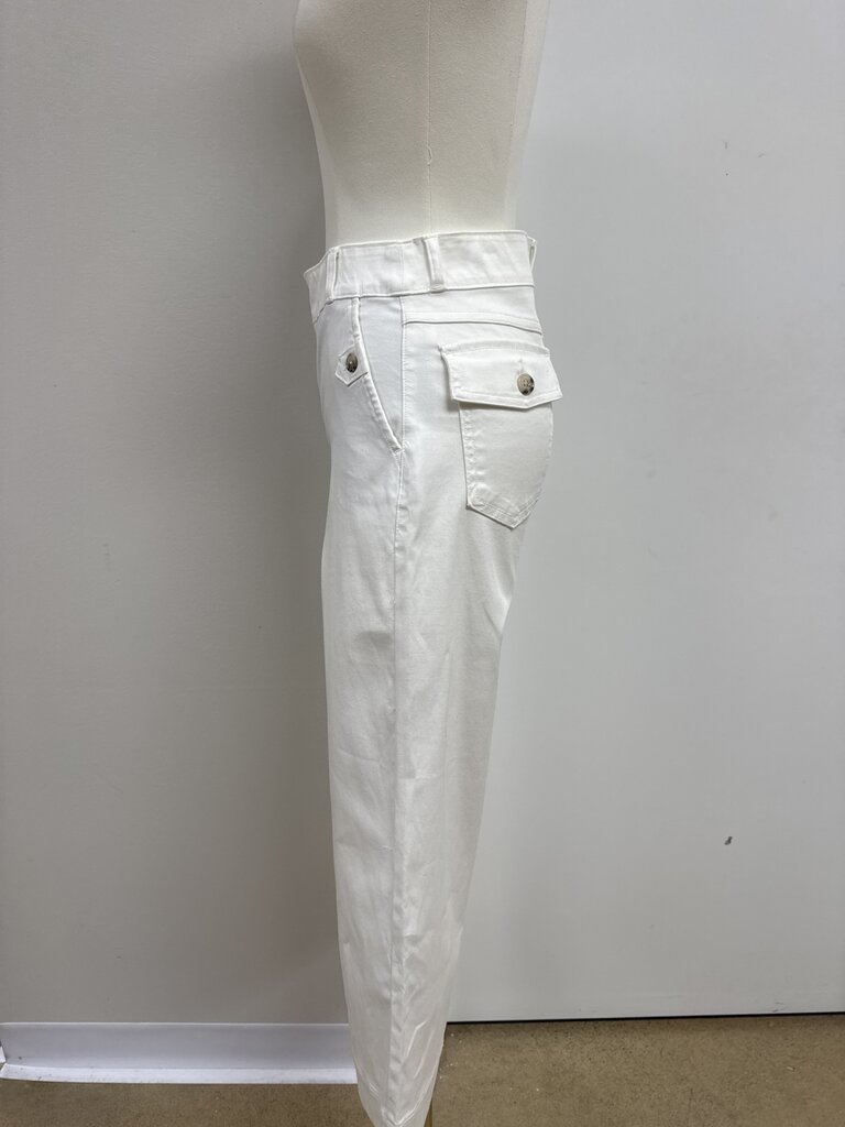 Spanx White Pull On Pant