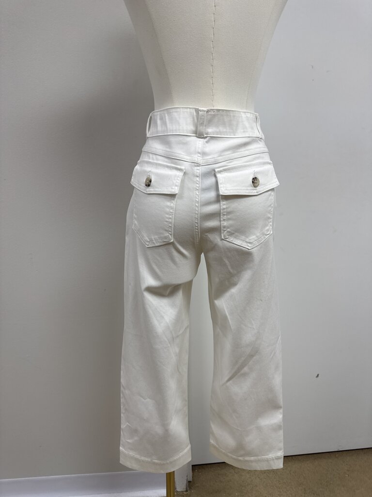 Spanx White Pull On Pant