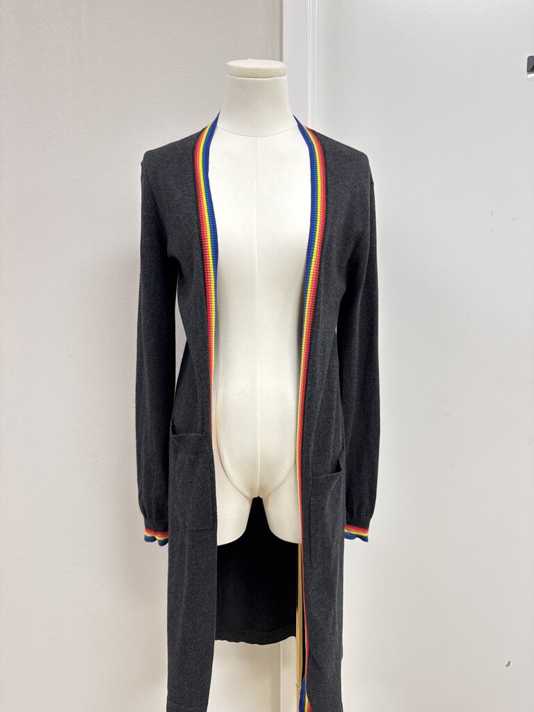 Spiritual Gangster Grey Long Cardigan