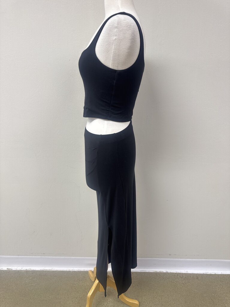 Z Supply Black Two Piece Skirt Set
