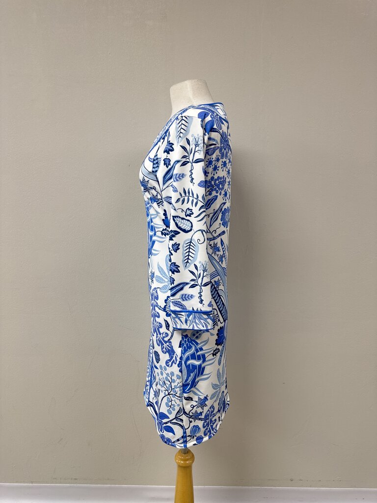 Gretchen Scott Blue Floral Dress