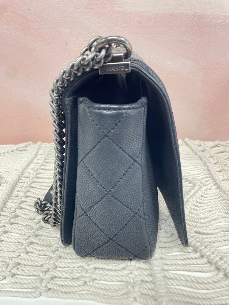 Chanel Turn Around Ligne Flap Bag Caviar