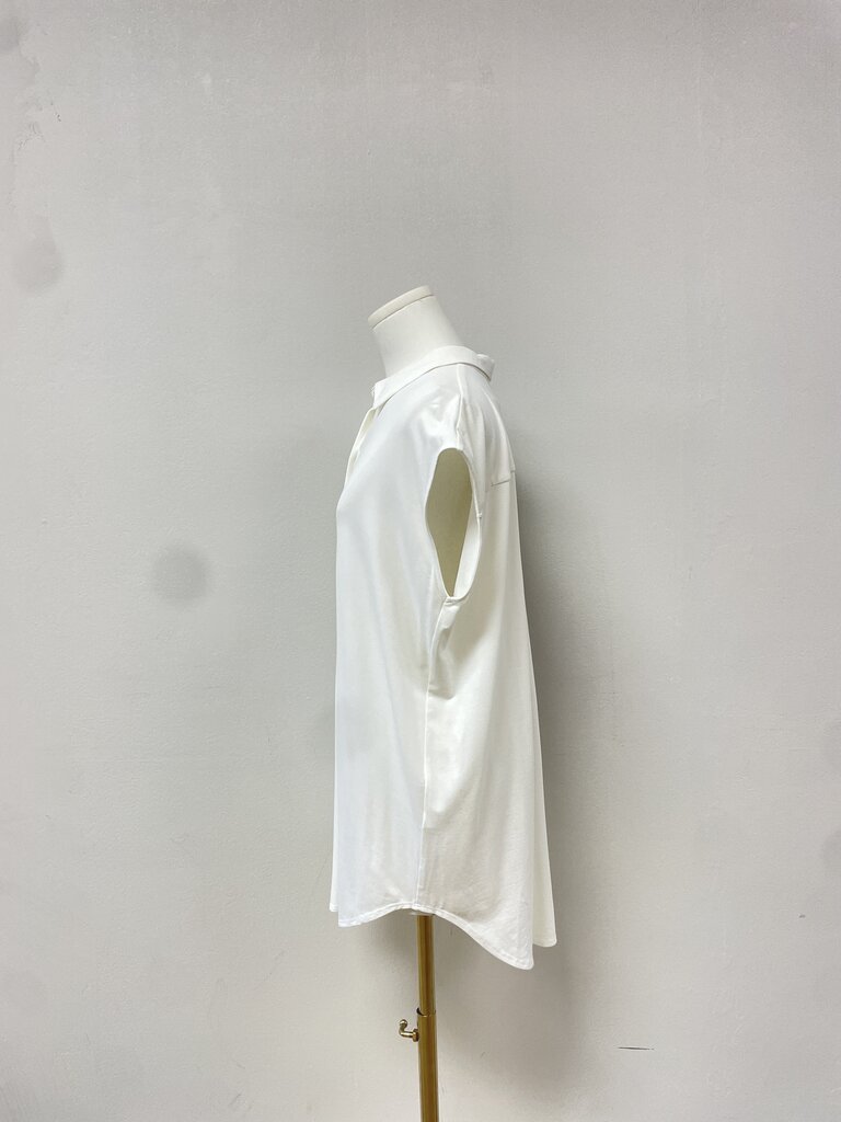 Eileen Fisher Short Sleeve Button Up NWT