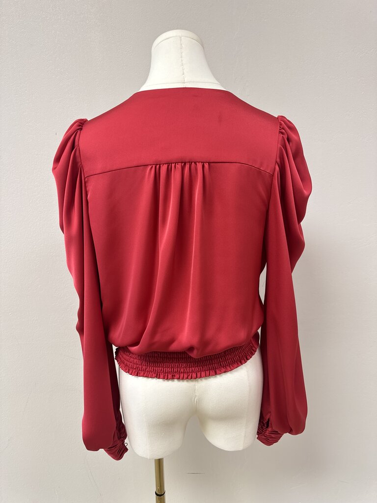 Ramy Brook Wrap Long Sleeve Top