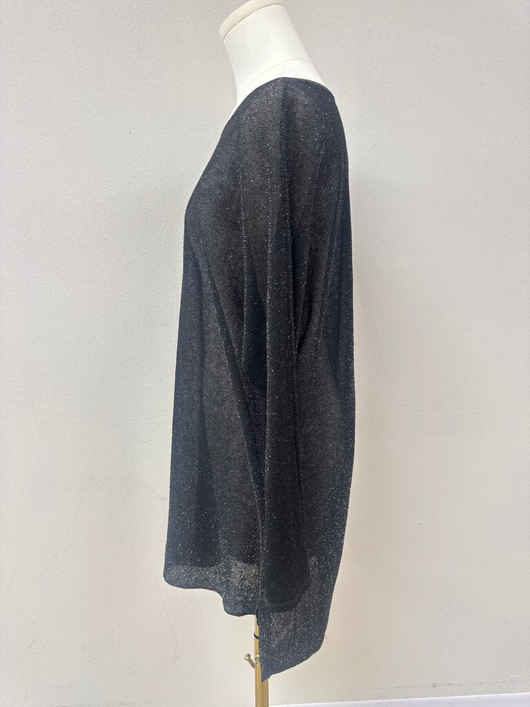 Eileen Fisher Sheer Shimmer Top