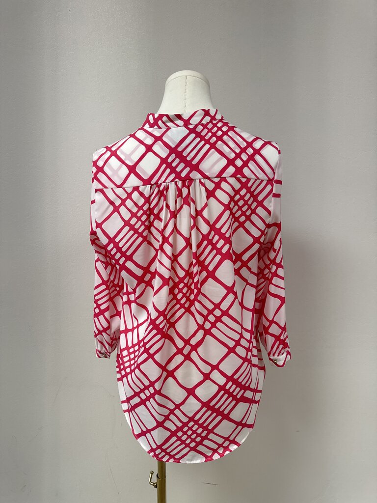 Elizabeth McKay Geometric Print Blouse