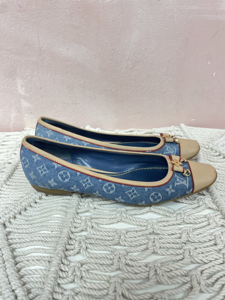 Louis Vuitton Monogram Denim Ballet Flat (As Is)