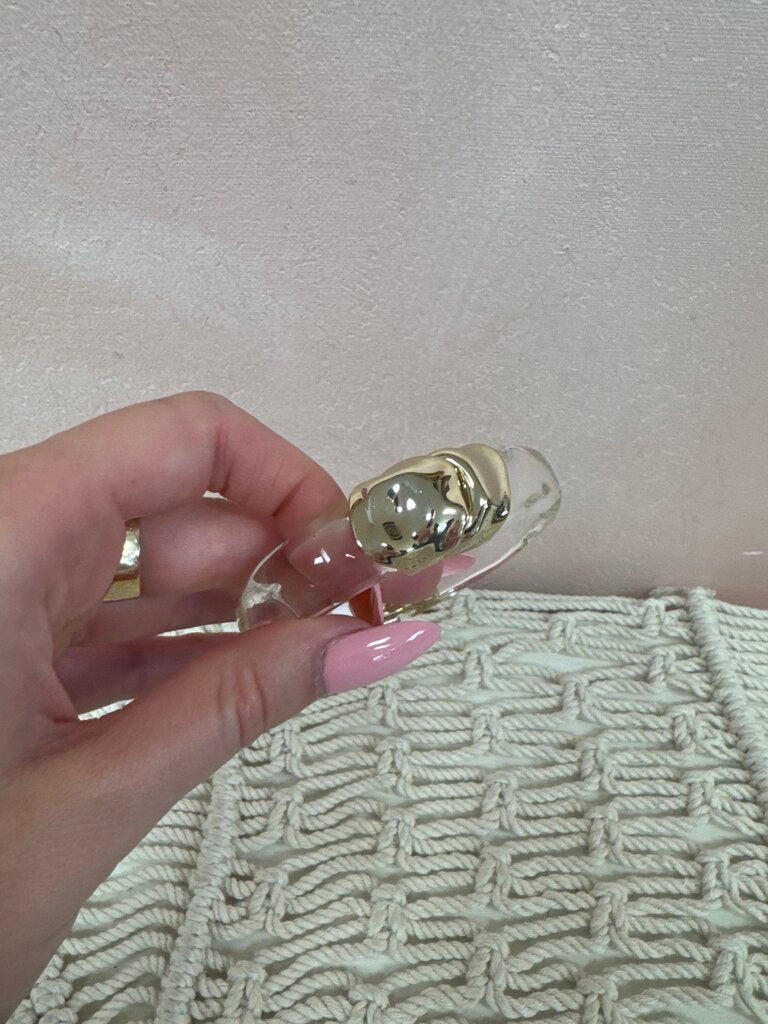 Alexis Bittar Clear Hinge Bangle