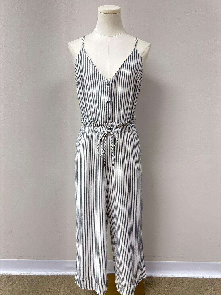 Splendid Blue Striped Jumpsuit