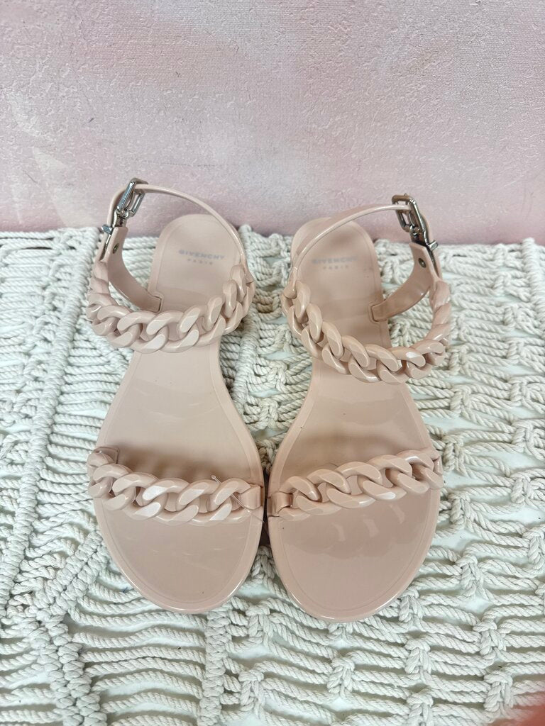 Givenchy Rose Jelly Braided Sandal