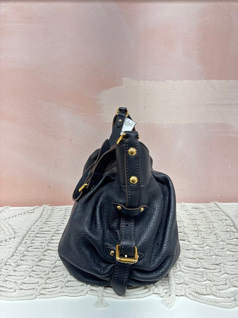Louis Vuitton Black Mahina Hobo '08
